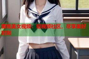 蜜桃美女视频：短视频社区，尽享美好时刻