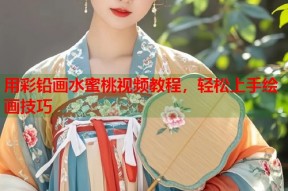 用彩铅画水蜜桃视频教程，轻松上手绘画技巧